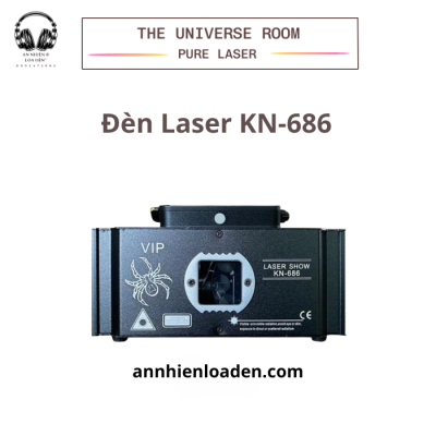Đèn Laser KN686 1300 Hiệu Ứng 3D Quét Tia Đi Cảnh