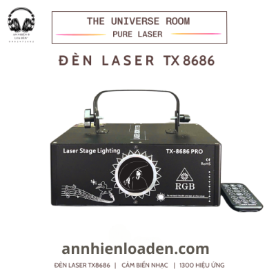 Đèn Laser TX 8686 Pro 1300 Hiệu Ứng 3D